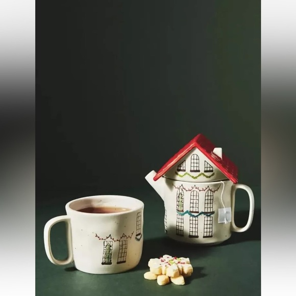 Anthropologie Cozy Teapot Only NEW READ - Picture 1 of 16